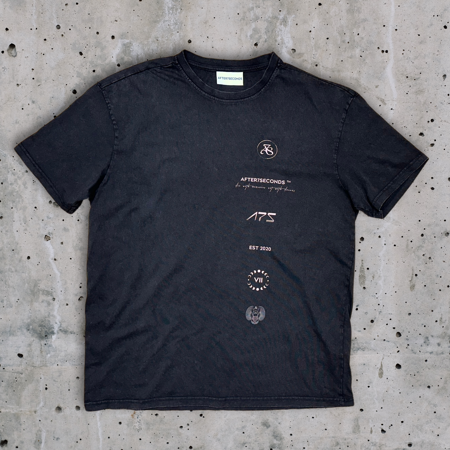 The Iconic Black Acid Oversized T-Shirt