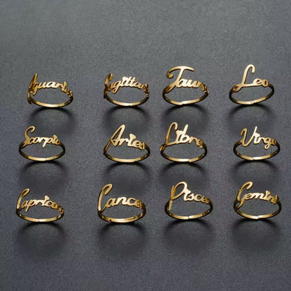 Sternzeichen Ringe